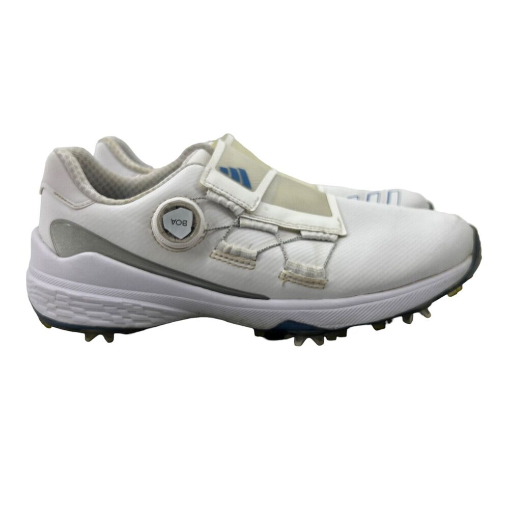 Adidas Womens 10 Golf Shoes White ZG23 Boa Lightstrike Sports Sneaker GZ2171